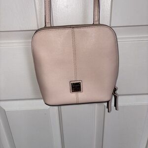 Dooney & Bourke Small Pink Saffiano Crossbody Bag